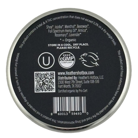 Organic CBD Muscle Cream